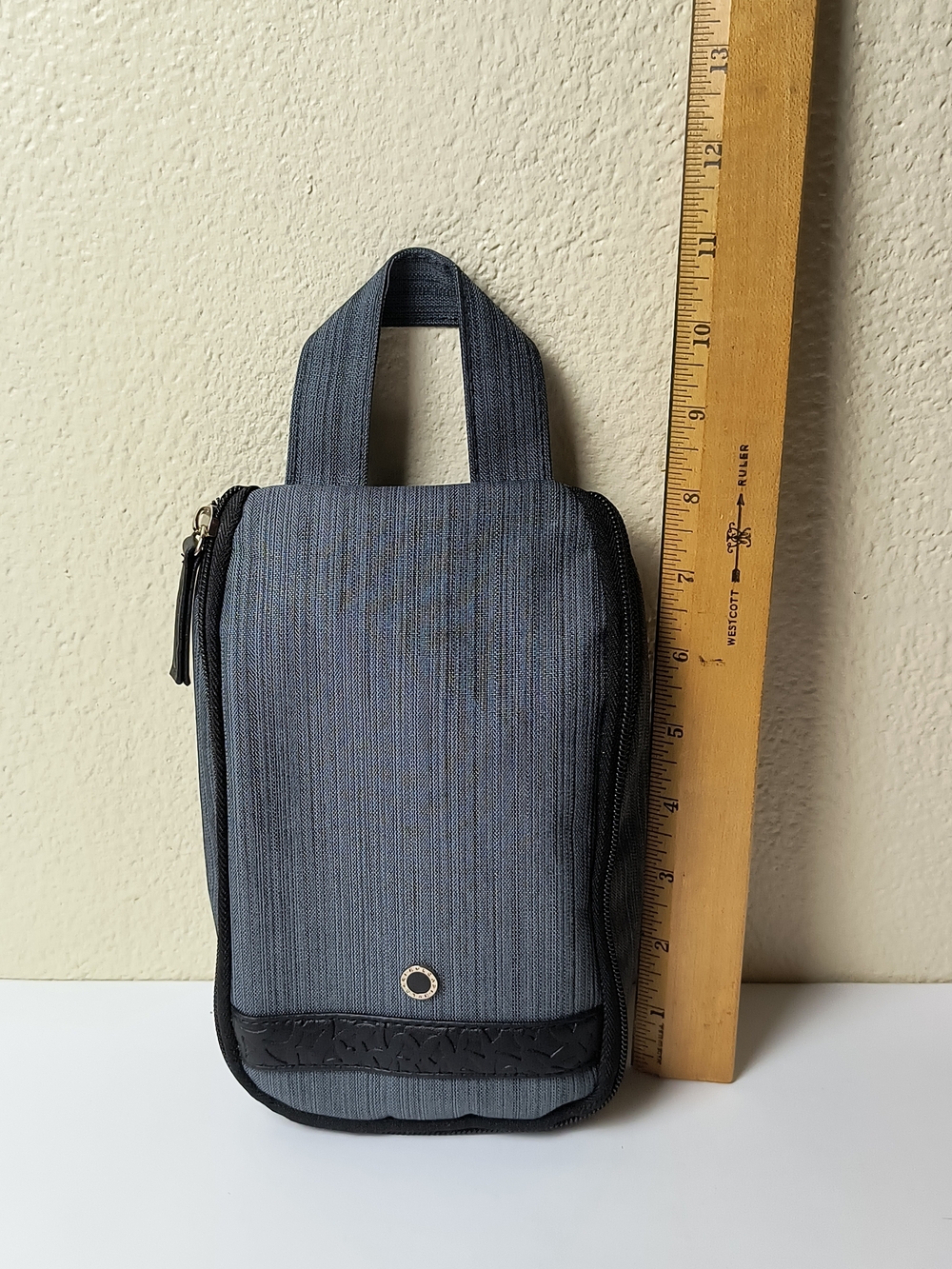 Bvlgari Men's Grey Travel Toiletry Pouch View 4